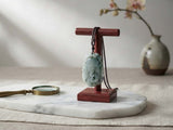 Natural Jade Stone Carved Buddha Hand Display Pendant Art GB737S