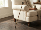 Vintage Metal Goat Head Shape Handle Walking Stick GB751S