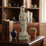 Vintage Off White Porcelain Standing Bodhisattva GuanYin Statue GB858S