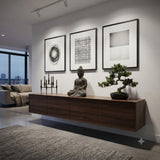 18.5" Gray Brown Distressed Marks Stone Sitting Buddha Statue ws5081S