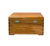 Chinese Medium Brown Rectangular Camphor Wood  Storage Box Chest GB040S