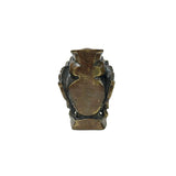 Vintage Bronze Patinated Bodhisattva Bust Buddha Metal Statue GB213S