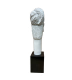 White Artistic Modern Fiber Glass Figurative Display Sculpture Art GB626S
