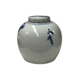 Oriental Blue White Big Kirin Riding Porcelain Large Ginger Jar GB632S / gb579