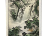 Chinese Oriental Ink Brush Water Mountain Scenery Scroll Painting GB654S f372