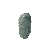 Natural Jade Stone Carved Buddha Hand Display Pendant Art GB737S