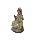 Vintage Chinese Wooden Carved Home Guardian Kwan Yin Figure ws1175S