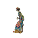 Chinese Oriental Porcelain Qing Style Dressing Double Birds Lady Figure ws3088S