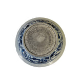 Chinese Blue & White Porcelain Horses Warriors Display Charger Plate ws3092S