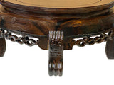 carved vase stand 