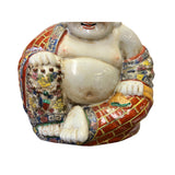 Chinese Canton Mix Ceramic Happy Laughing Buddha Statue ws3253S