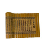 Great Compression Mantra Characters Engravement Bamboo Strips Scroll Art ws3252S