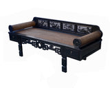 Chinese Fujian Chinoiserie Style Motif Carving Day Bed Chaise Bench cs7766S