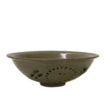 Chinese Ding Ware Celadon Glaze Pattern Ceramic Bowl Cup Display ws3247S
