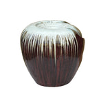 oxblood pottery water fountain