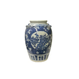 Hand Crafted Vintage Chinese Blue White Flower Birds Porcelain Vase JK198S
