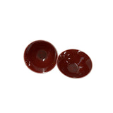 Pair Chinese Porcelain Oxblood Red Glaze Cup Display Art JK309S