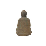 Rustic Wood Sitting Gautama Amitabha Shakyamuni Buddha Statue JK311S