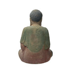 Rustic Wood Sitting Gautama Amitabha Shakyamuni Buddha Statue JK335S
