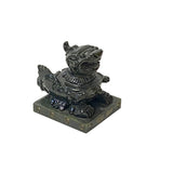 Hand Carved Chinese Green Stone Pixiu Fengshui Figure Small Size n329S