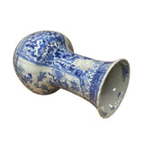 handcrafted Chinese blue white porcelain vase