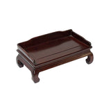 Chinese Rosewood Handmade Daybed Chaise Miniature Display Art st1206S