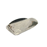Artistic Hand Punch Marks Stainless Steel Display Large Rectangular Plate Tw004S