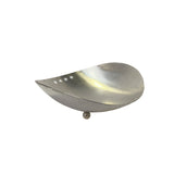Set 2 Artistic Stainless Steel Oval Circle Holes Bowl Plate Container Display Tw011S