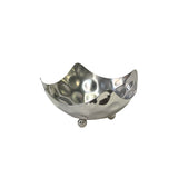 Artistic Hand Punch Marks Stainless Steel Square Display Serving Plate Tw018S