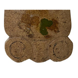 Natural Tan Beige Color Stone Carved Artistic Axe Shape Display Art ws3344S