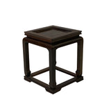 2" Oriental Brown Wood Rectangular Table Top Stand Riser ws3381S