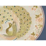 Oriental Chinese Artistic Peacock Embroidery Framed Wall Decor ws3407S