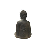 Iron Rustic Sitting Buddha Gautama Amitabha Shakyamuni Statue ws3567S