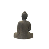 Iron Rustic Sitting Buddha Gautama Amitabha Shakyamuni Statue ws3569S