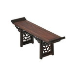 Chinese Rosewood Handmade Miniature Altar Table Display Decor Art ws3745S