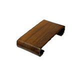 5" Brown Wood Scroll Legs Rectangular Display Stand Riser Easel ws4032S