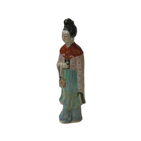 Vintage Oriental Ancient Style Dressing Ceramic Lady Art Figurine ws4416S