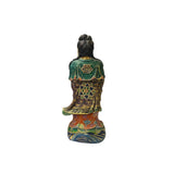 Chinese Stone Carved Color Dressing Paint Bodhisattva Statue ws4516S