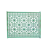 Vintage Rustic Bright Green Grid Geometric Wood Wall Panel ws4550S