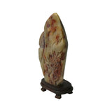 Chinese Shou Shan Stone Carved Tree Scenery Display Figure ws4670S