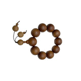 Chinese Natural Sandalwood Beads Hand Rosary Praying Bracelet ws4683S