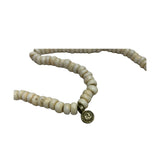 Rough White Stone 108 Beads Hand Rosary Praying Chain ws4690S