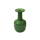 Orient Crackle Pattern Verdant Green Color Pottery Ceramic Vase ws4701S