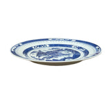 Chinese Blue White House Scenery Porcelain Plate Display Art ws4725S