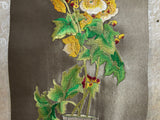 Chinese Flower Vase Embroidery Scroll Painting Wall Art ws4772S