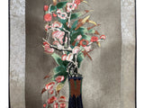 Chinese Flower Vase Embroidery Scroll Painting Wall Art ws4776S