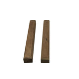 Chinese Pair Natural Wood Grain Patina Rectangular Paperweights ws4779S