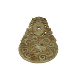 Chinese Stone Ancient Style Motif Carving Decor Display Plaque Art ws4791S