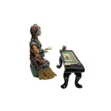 Chinese Porcelain Qing Style Dressing Painting Lady Figure ws4844S