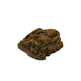 Vintage Small Wood Carved Light Brown Bodhisattva Pendant Plaque ws4908S